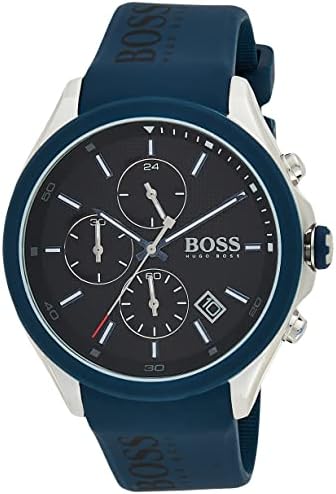 BOSS Men’s Analogue Quartz Watch with Silicone Strap 1513717