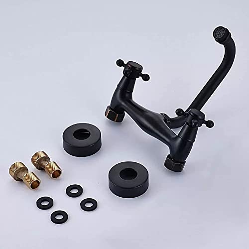 Robinet en laiton à extrémité noire et double commande haut de gamme - 6