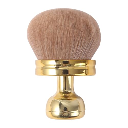 Cepillo bronceado, fibra sintética + ABS, cepillo bronceador para maquillaje corporal, aplicador ovalado de 3 pulgadas, herramienta cosmética para crema, base, colorete, polvo, cobertura uniforme