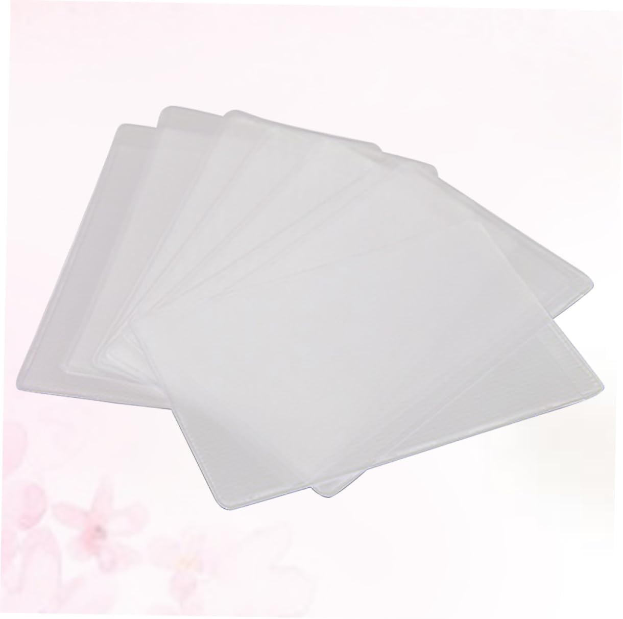 12pcs Minimalist Bus Card Sleeve Card Case for Membership Meal Pvc Sleek Design