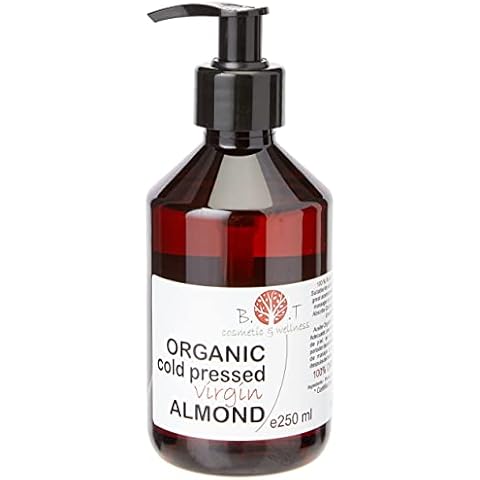 Bio-Gold aus Andalusien, Spanien, Zertifiziertes Bio-Öl 100% Reines kaltgepresstes Mandelöl Baby Schwangerschaft Anti-Dehnungsstreifen Körper Haar Gesichtsöl Schwangerschaft 250ml Cover