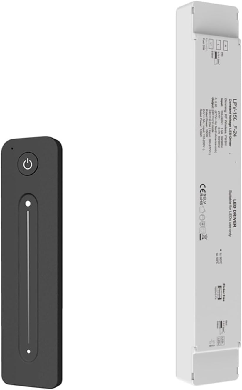 150W LED Driver AC 110V/220V/230V Power Supply, DC 12V 24V Dimming Transformer(24V 150W)