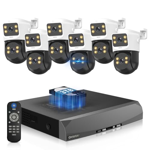 4K PoE Outdoor Security Camera System with Night Vision