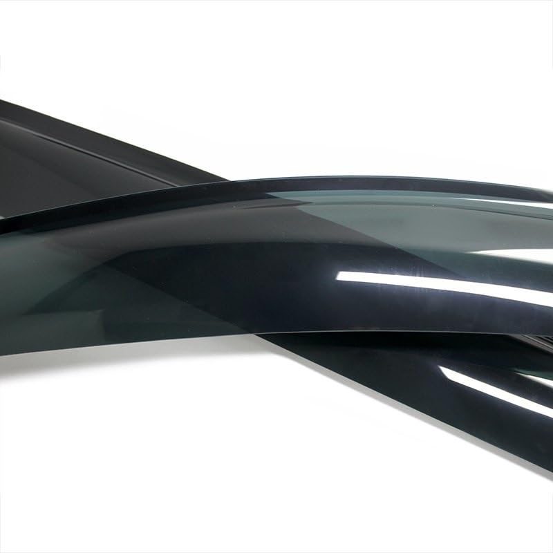 Déflecteurs de vitres et sourcils de phare Triton L200 noir ABS - 3