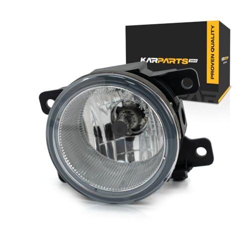 For Jeep Compass 2022 2023 2024 Fog Light Assembly Driver OR Passenger Side | Single Piece | Front | Latitude/Latitude Lux/Limited/Trailhawk/Red Sport | Replacement For CH2592165 | 68507288AA
