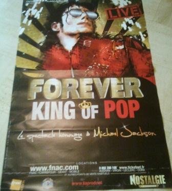 Michael Jackson Forever King Of Pop poster deco murale geante 77x118 cm