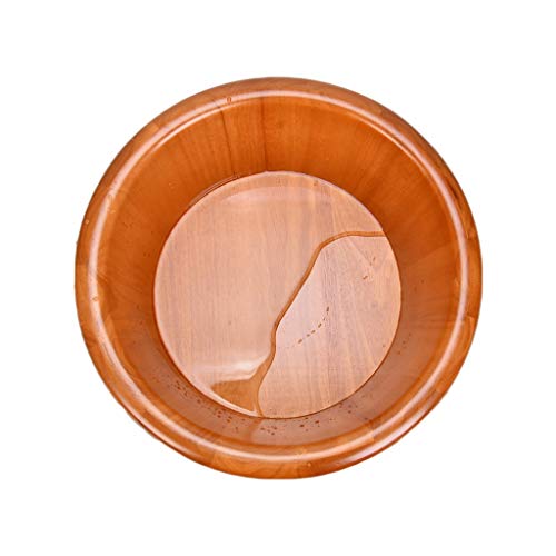 Baño de pies de madera maciza con masajeador miniatura 4