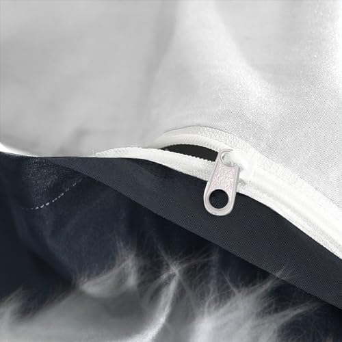 Housse de couette fermeture éclair 135x200 pour lit simple - 8