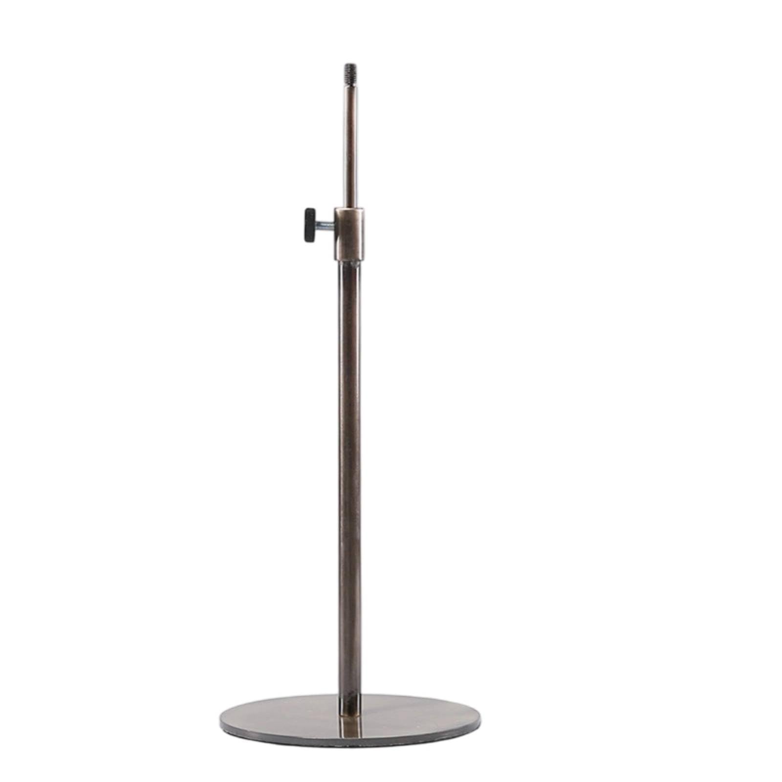 Holzhand Mannequin Hand Modell Handpuppe Zeichenhand Skizzenhand aus Geschnitztem Holz mit Justierbarem Handgelenk Und , Bronze , Runder Boden Höhenverstellbar