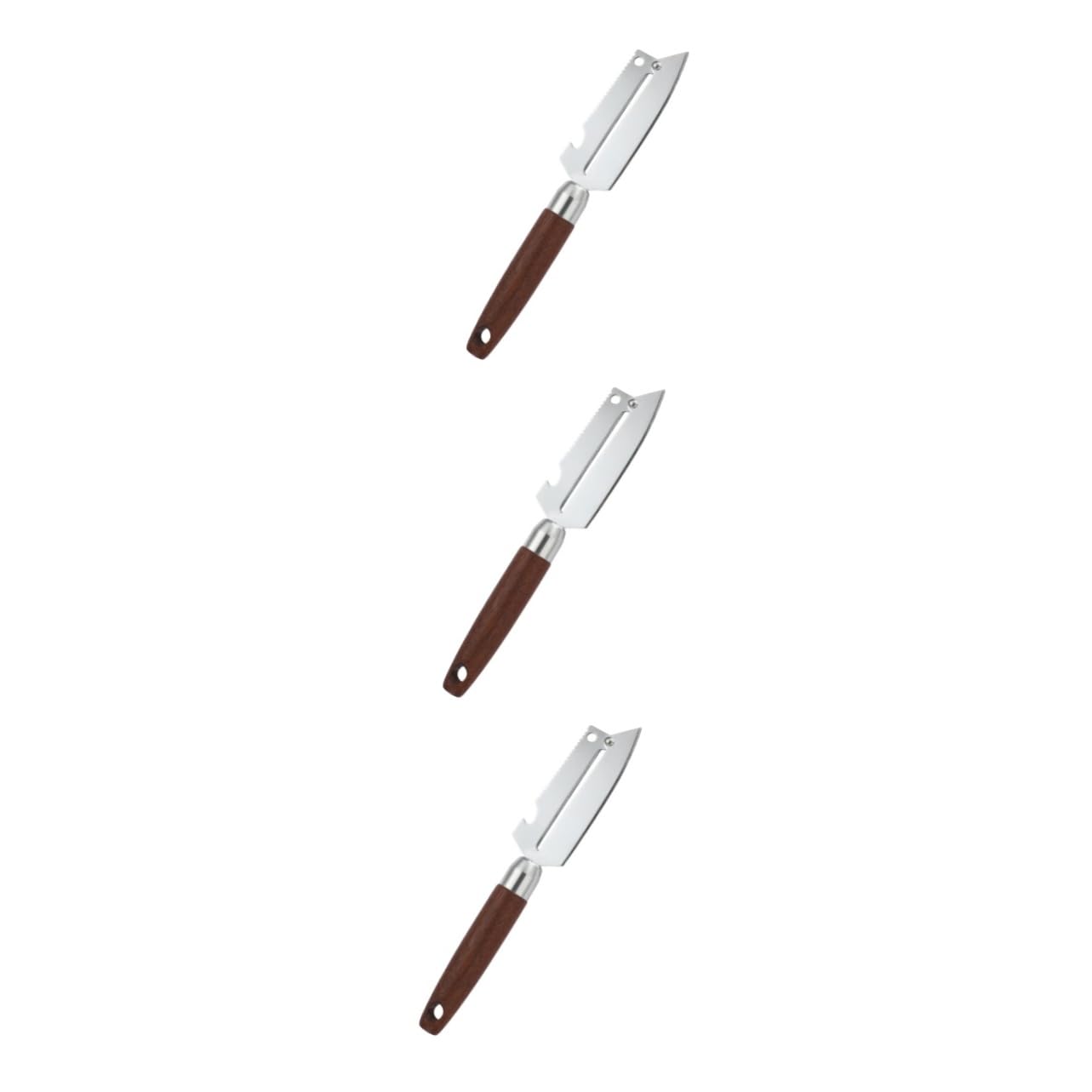 COLLBATH 3pezzi Pelapatate Multifunzionale Acciaio Inossidabile Utensile Per Pelare Frutta e Design Ergonomico e Compatto Per Cetrioli e Altri Alimenti