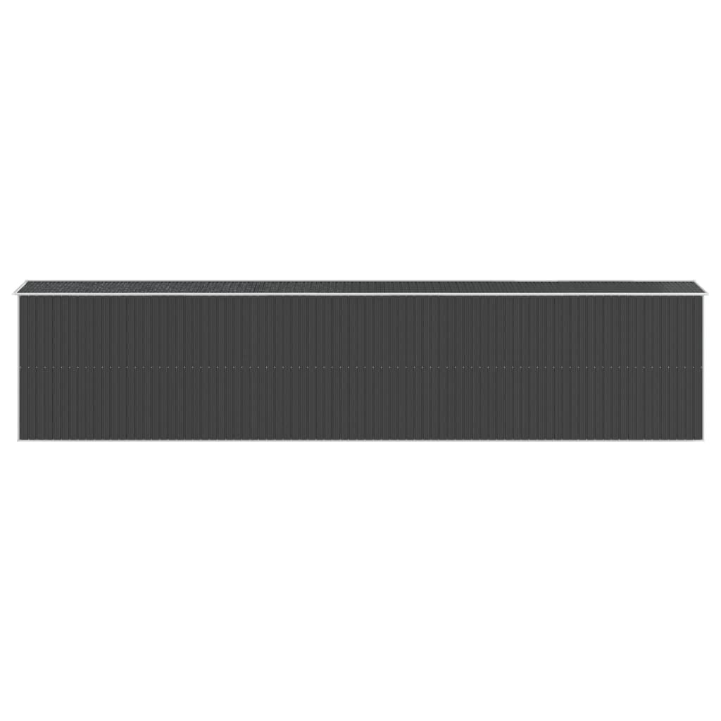 Générique Abri de Jardin Anthracite 192x938x223 cm Acier galvanisé,Maison & Jardin,Pelouses & Jardins,Vie en extérieur,Structures extérieures,Cabanes & abris de Jardin,3147458