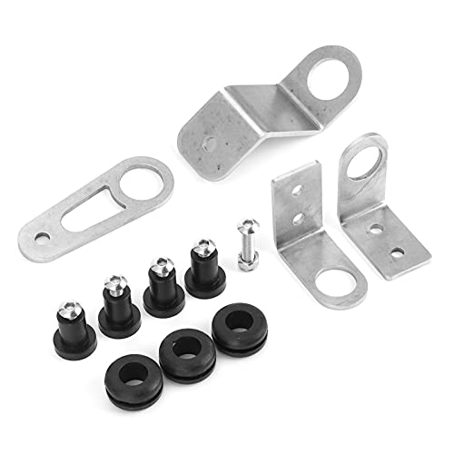 Montaje del Radiador de Chasis K-envolvente para EG DC2 EK 1992-2000 con Kit de Soporte Directo, Juntas de Poliuretano, Hardware Incluido, Acero + Material de Poliuretano