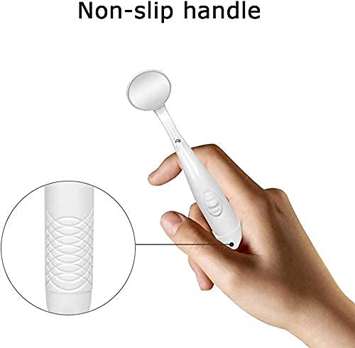 Xesscare 3 Pics Dental Mouth Mirror with LED Oral Mirror Anti-Fog Teeth Inspection Mirror Dentist-Level Packaging Bag Latest Upgraded 2021