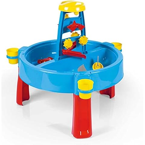 Dolu Kids 3-in-1 Sand & Water Pit with Drawing Table Outdoor Toys Garden Multi function Play Station Desk Colouring Cover