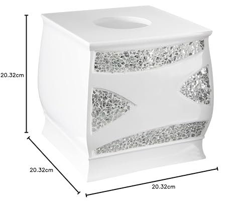 Popular Bath Sinatra Box, White, Tissue-Holders - Image 3