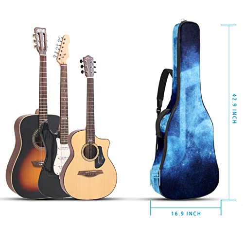 Sac à dos pour guitare avec symbole de note de musique et étui épais pour guitare acoustique, électrique, basse, avec… - Les Beatles, Paul McCartney, John Lennon, RIngo Starr, George Harrison Sac à dos pour guitare avec symbole de note de musique et étui épais pour guitare acoustique, électrique, basse, avec… – Image 6