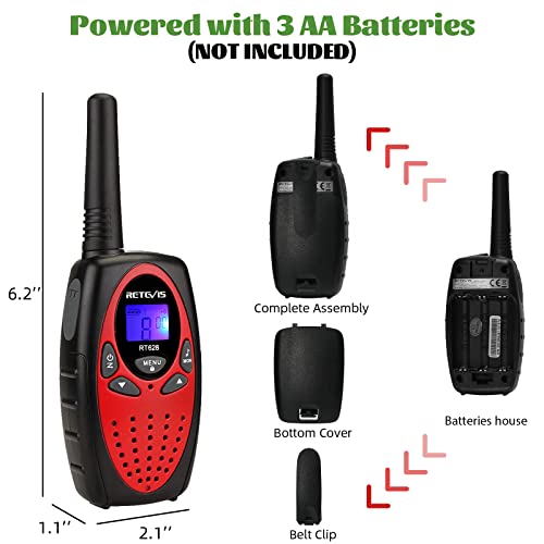 Retevis 5687DFE7C072F877 Rt628 Walkie Talkies For Kids,Toys Gifts thumb #5