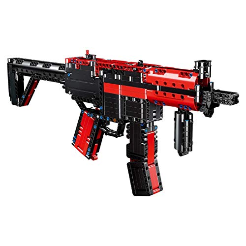 Technik Gewehr Bausteine Kit 563 Klemmbausteine Adler Pistolen mit Kugeln kompatibel mit Lego (Mp5-1) – Bild 3