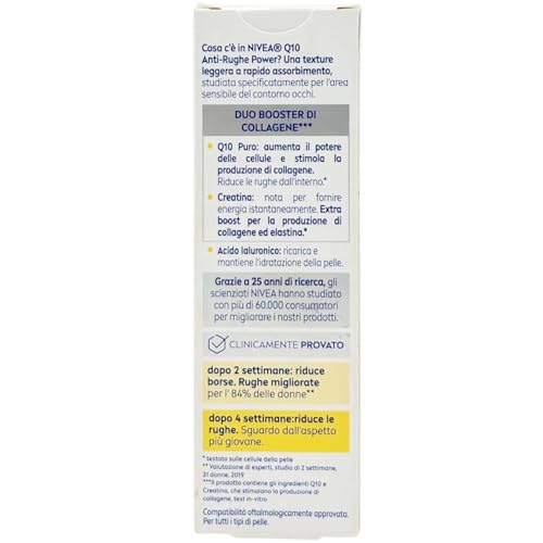 NIVEA Q10 Power Anti-Falten-Creme für die Augen, glättend, 15 ml – Ansicht 5