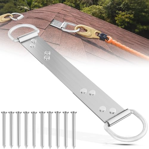 FHFallArrest Reusable Roof Anchor,Easy To Install Roof Bracket For Fall Protection,High Stength D-ring With Corrosion Resistant Materials For Roofing