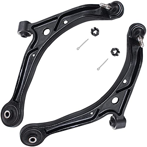 Image of Detroit Axle - 8pc Front End Control Arms Kit for 1999 2000 2001 Honda Odyssey, 2 Lower Control Arms w /Ball Joints 4 Outer Inner Tie Rod Ends 2 Sway Bar Links Replacement