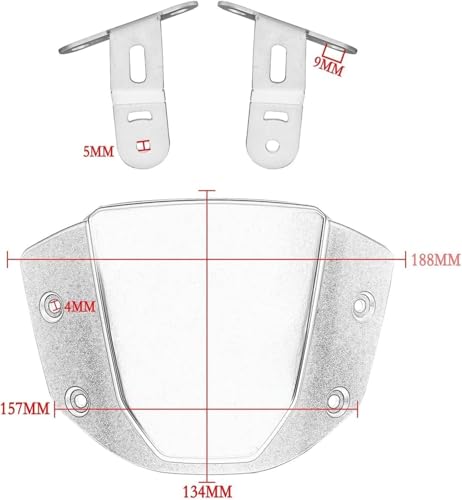 Déflecteur de vent moto aérodynamique Mode3 pour CB650R