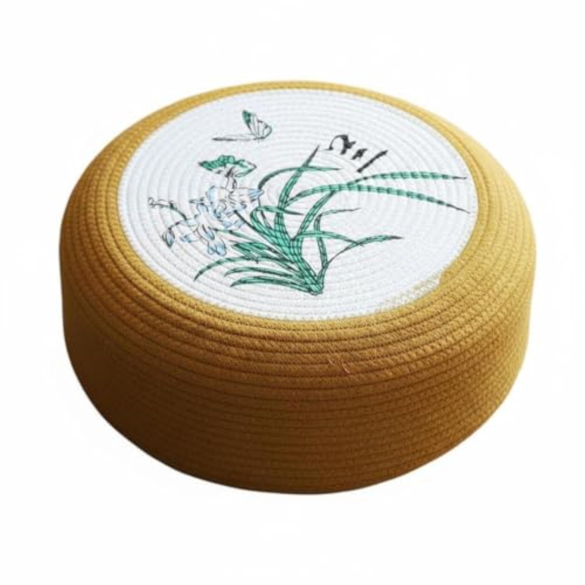 Round Floor Pouf, Thickened Design Meditation Pillow