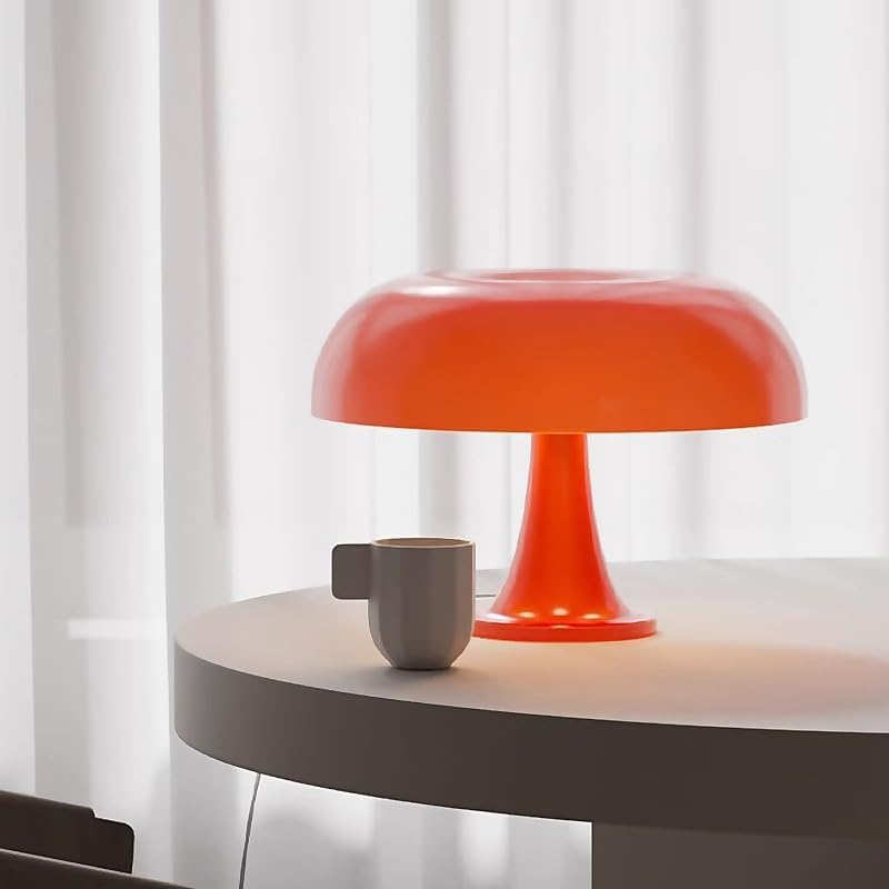 Miniatura 3 de Lámpara de mesa de hongos regulable con 4 modos de iluminación, lámpara de escritorio retro en forma de hongo, luz nocturna para habitación, lámpara