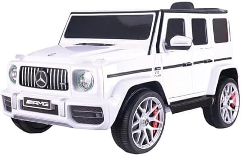 Mercedes G électrique 12V sous licence, 2 moteurs, batterie lithium, télécommande 2.4G, suspension