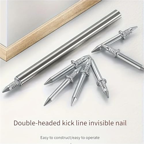 Clavos de Doble Cabeza Galvanizados para Muebles de Madera con Mangos Lisos (300 piezas) miniatura 2