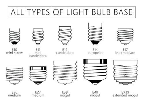 E17 To E26 Light Bulb Socket Base Adapter Converter - Converts Intermediate Socket (E17) To Medium Socket (E26/E27) (Pack Of 2) #TOP2