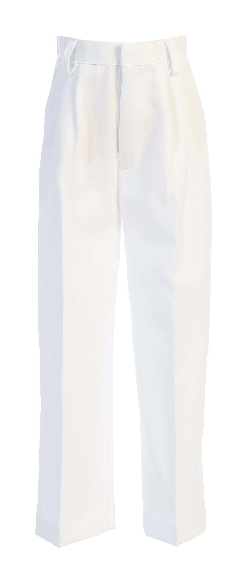 Boys White Dress Pants - Baby & Toddler Boys Dress Pants - White Pants for Boys - Husky Kids Suit Pants Slacks Size 18 Months