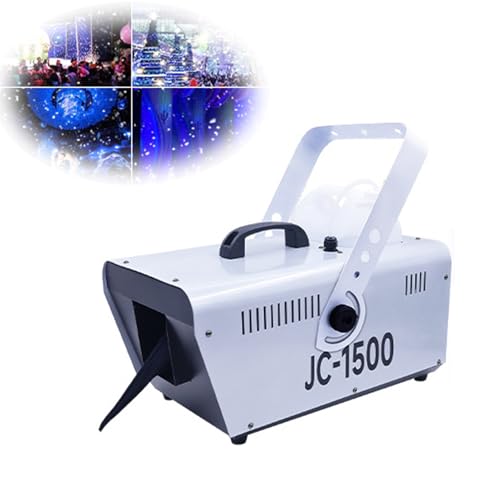Máquina de nieve con control remoto, efecto escénico para fiestas, bodas y eventos navideños, 1500 W miniatura 1