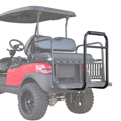 Gtw Deluxe Rear Seat Grab Bar For Ezgo, Yamaha, And Club Car Golf Carts | No Drilling Required On Mach Seats