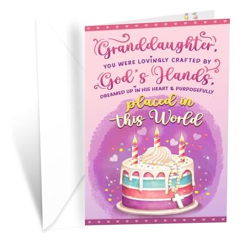 Prime Greetings Granddaughter Birthday Card Cover