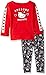Hello Kitty Girls' Baby 2 Piece Legging Set, Charcoal/Coral, 18M