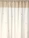 Creative Bath Products Dragonfly Flies Embroidered Fabric Shower Curtain