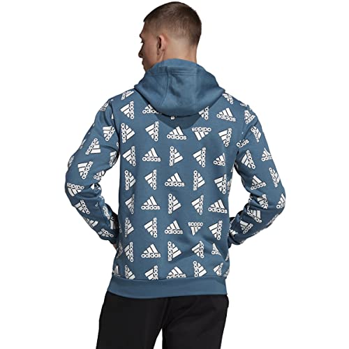 adidas mens All Over Print Fleece Hoodie Casual, Orbit Indigo, XX-Large Tall2