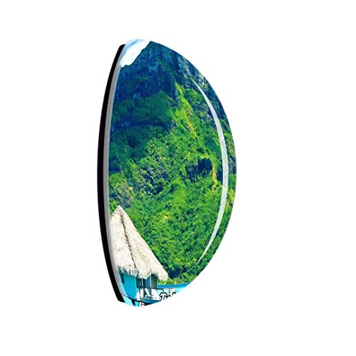 Tahiti French Polynesia Fridge Magnet 3D Crystal Glass Tourist City Travel Souvenir Collection Gift Strong Refrigerator Sticker #TOP1
