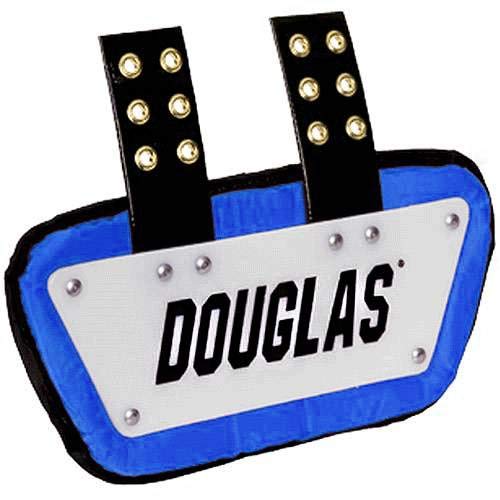 Douglas Custom Pro CP Series Removable Football Back Plate - 6 Inch - White/Royal