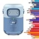 Comius Sharp Vollautomatischer Elektrischer Bleistiftspitzer, Wiederaufladbarer Auto-Stop Spitzer für 6.5-8mm Bleistifte & Buntstifte, Tragbar und Sicher für Kinder, Haus, Büro, Schule (Blau)