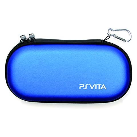 ELIATER Playstation Vita Carring Case Portable Travel Pouch Cover Zipper Bag Compatible for Sony PSVita 1000 2000 Game Console (Blue) Cover