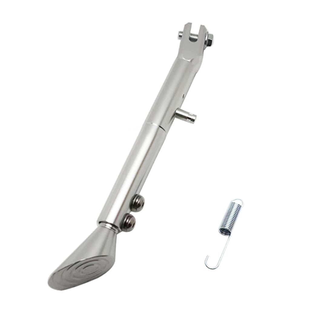 Pjeghbvop Upgraded Motorcycle Kickstand Aluminum Alloy Motorcycle Adjustable Kickstand Foot Side Stand Quick Fixing