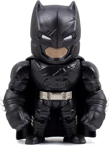 Jada - Figuara de Batman DC Armored (10 cm) figura de acción del superhéroe de Batman Vs Superman con máscara y armadura, figura de metal coleccionable para fans y niños a partir de 8 años (253211004) | Ya disponible en tu tienda friki favorita! En mundofriki.es!