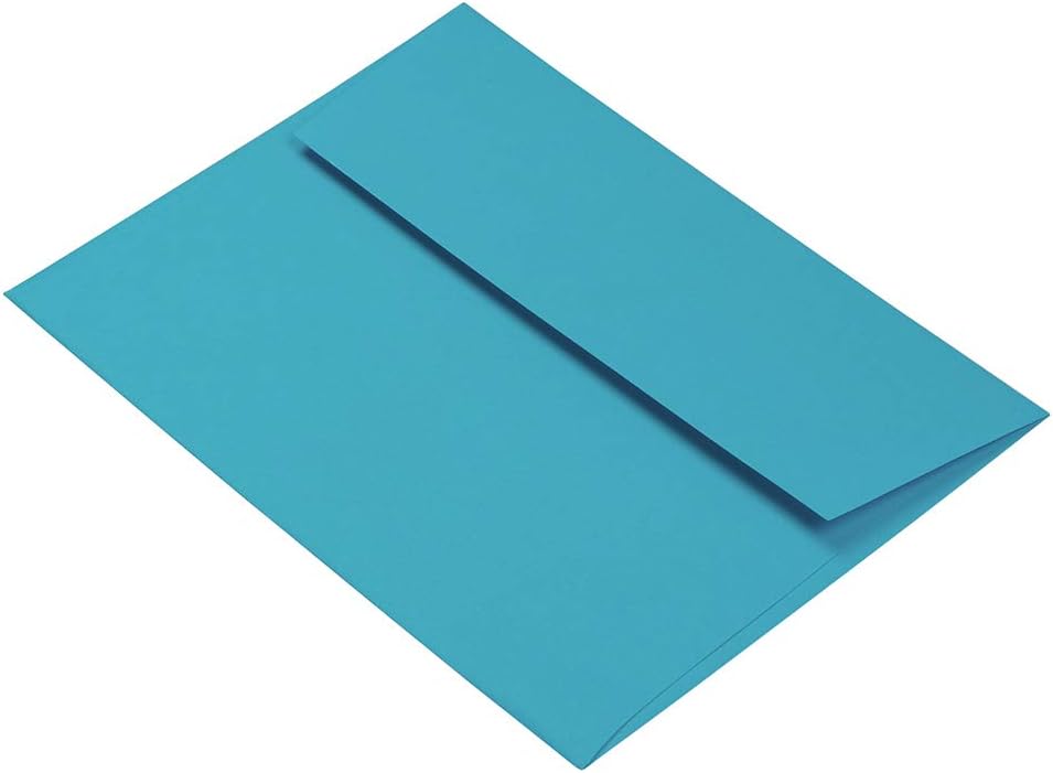 JAM PAPER A6 Colored Invitation Envelopes - 4 3/4 x 6 1/2 - Blue Recycled - 25/Pack