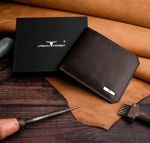 Image of URBAN FOREST Tyson Brown /Cognac Leather Wallet for Men