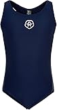 Color Kids Mädchen Swimsuit solid UPF Badeanzug, Dress Blues, 128