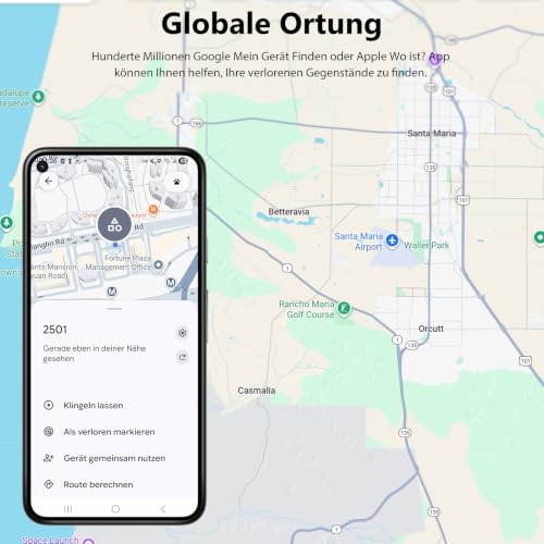 ATUVOS Air Tag Pro Smart Tags Tracker für Android & iOS, Neu Dual-System Schlüsselfinder kompatibel mit Google Mein Gerät finden or Apple… – Ansicht 5