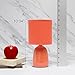 Simple Designs Table Lamp, Orange (LT1134-ORG)