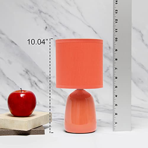 Simple Designs Table Lamp, Orange (LT1134-ORG) by Simple Designs - Image 4